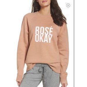 Brunette the Label ROSE OKAY Sweatshirt size S/M